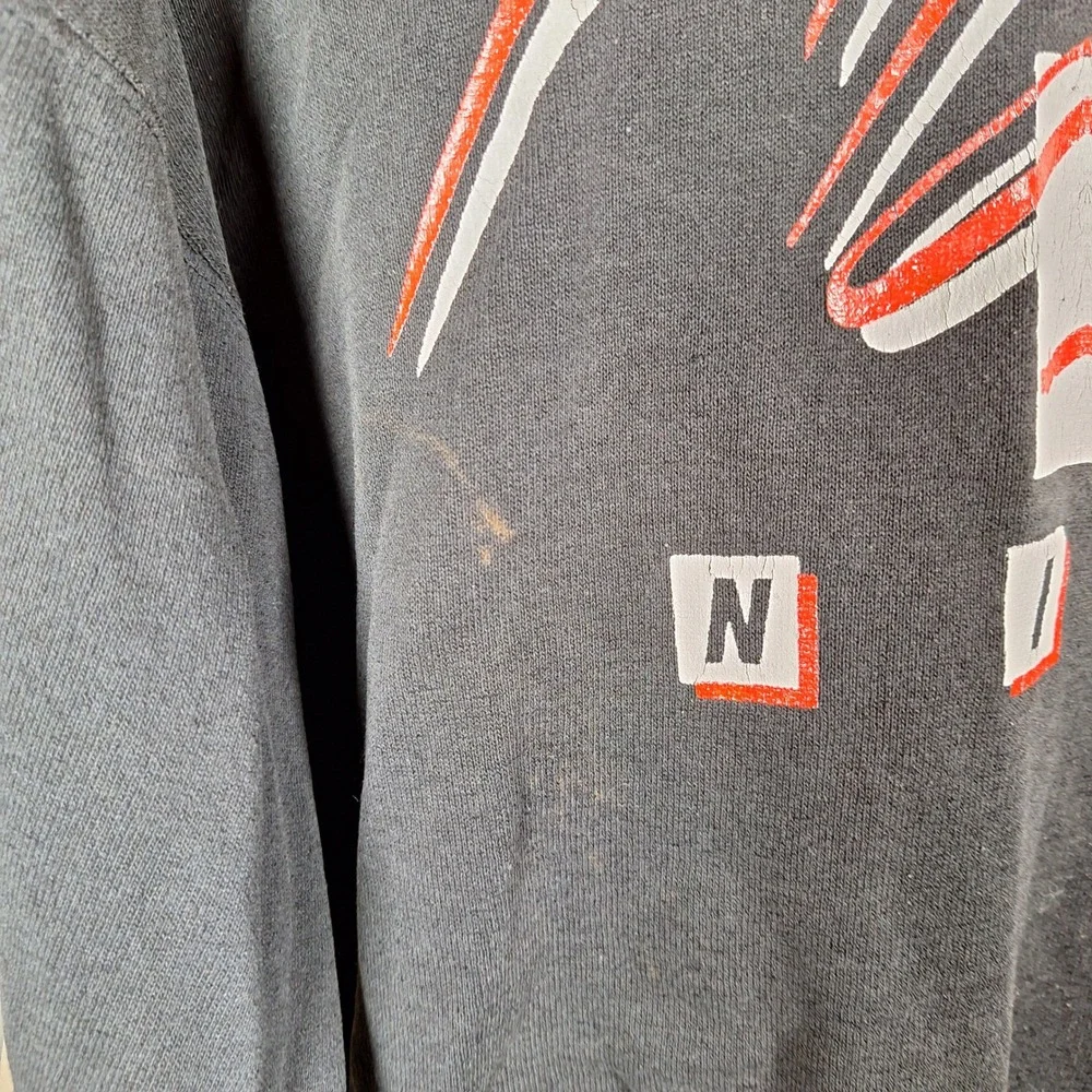 Nike Air Jordan Flight Vintage 90s Crewneck Sweatshirt Thrashed Distressed